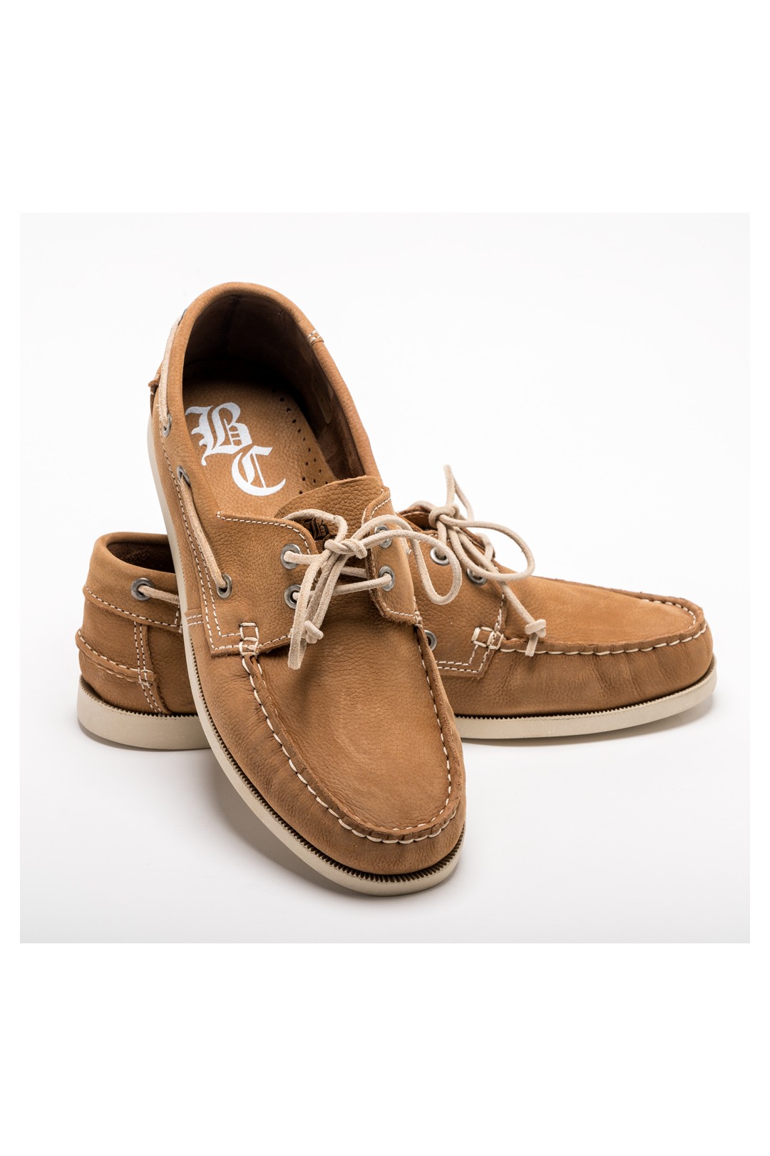CHAUSSURE EN CUIR BRITISH COTTON BEIGE