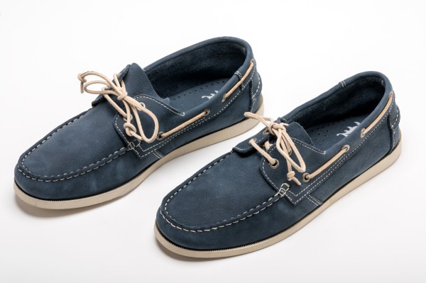 ZAPATO PIEL BRITISH COTTON AZUL MARINO 2