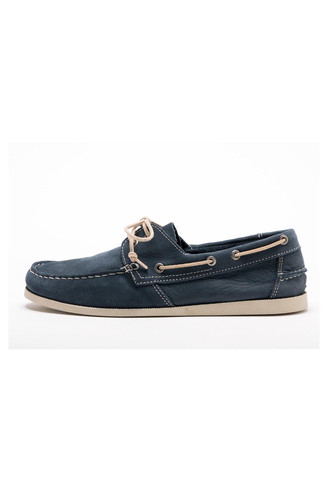 ZAPATO PIEL BRITISH COTTON AZUL MARINO