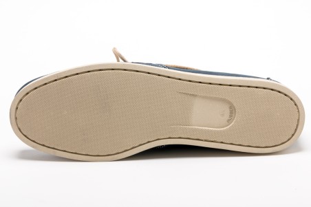ZAPATO PIEL BRITISH COTTON AZUL MARINO