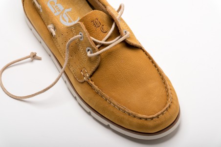 ZAPATO PIEL BRITISH COTTON MOSTAZA
