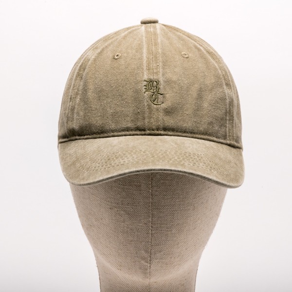 GORRA LISA BORDADA BC VERDE KAKI 2
