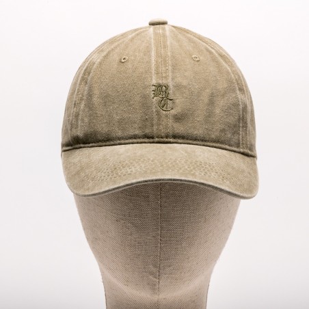 GORRA LISA BORDADA BC VERDE KAKI