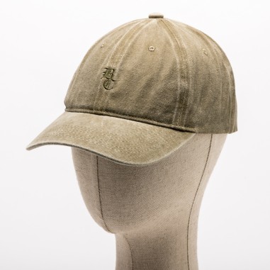 GORRA LISA BORDADA BC VERDE KAKI