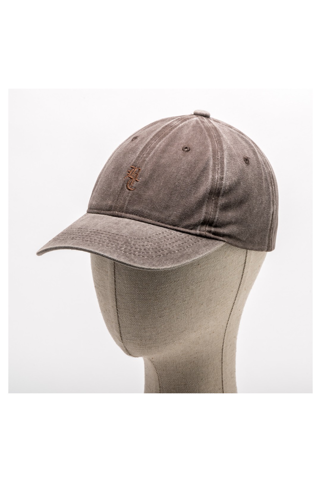 GORRA LISA BORDADA BC MARRÓN