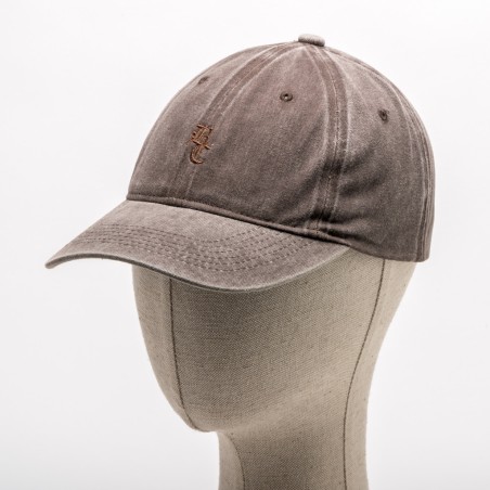 BC CASQUETTE UNIE BRODÉE MARRON