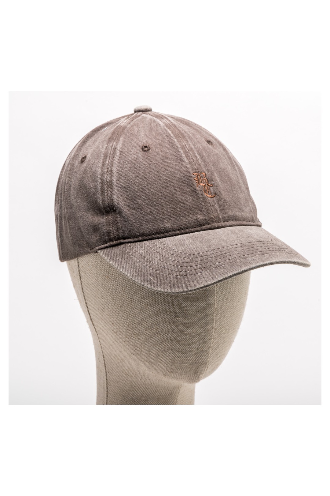 GORRA LISA BORDADA BC MARRÓN