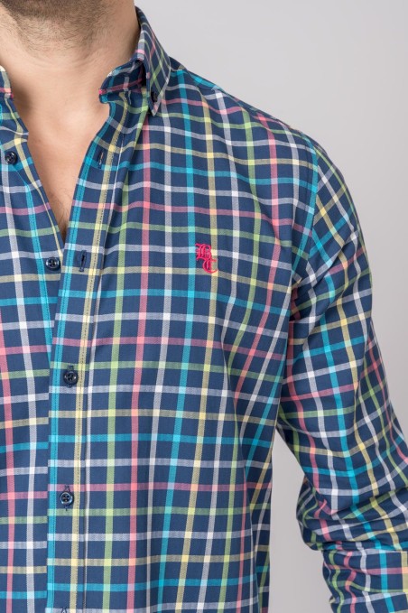 CAMISA CUADROS MULTICOLOR