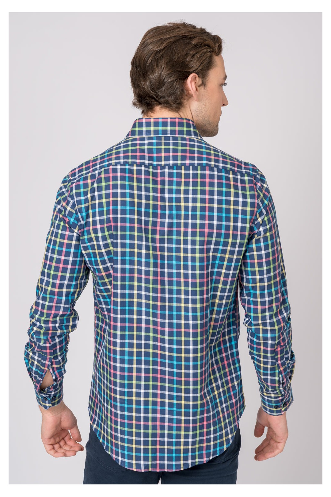 CAMISA CUADROS MULTICOLOR