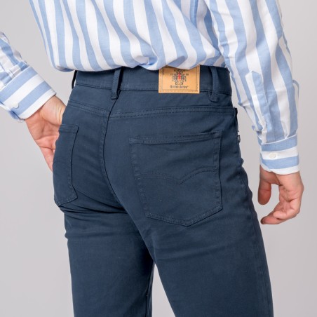 Pantalón Hombre 5 bolsillos Azul Marino