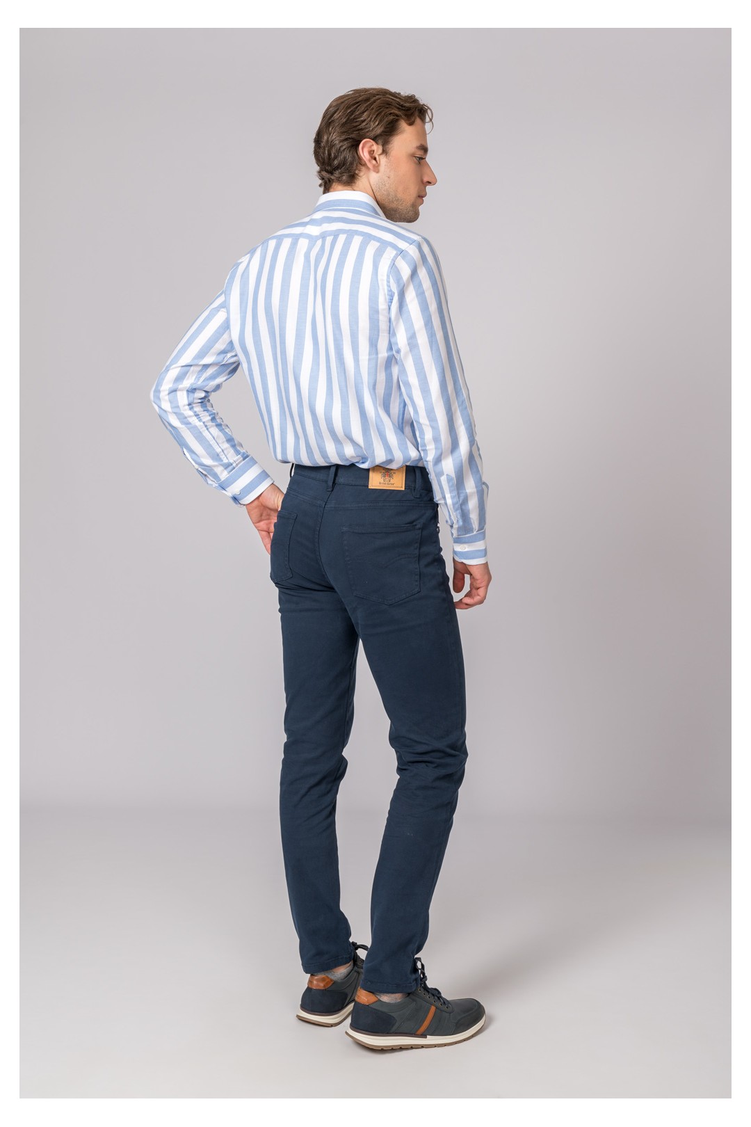 Pantalón Hombre 5 bolsillos Azul Marino