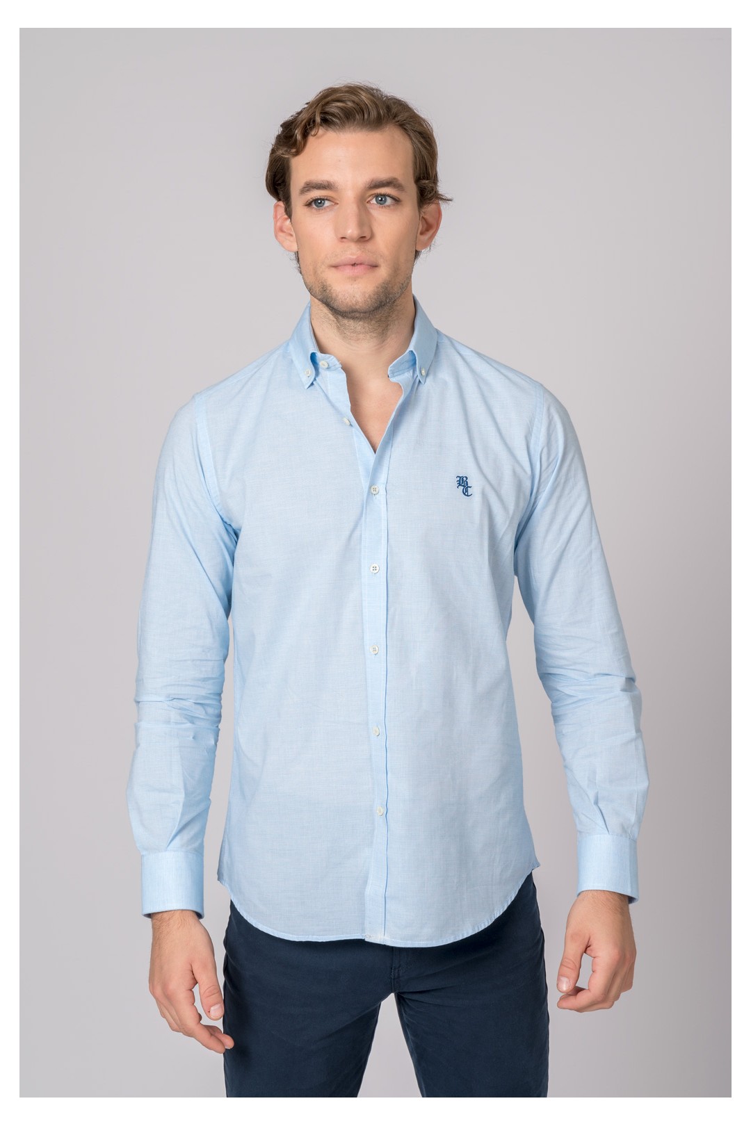 CAMISA AZUL CELESTE