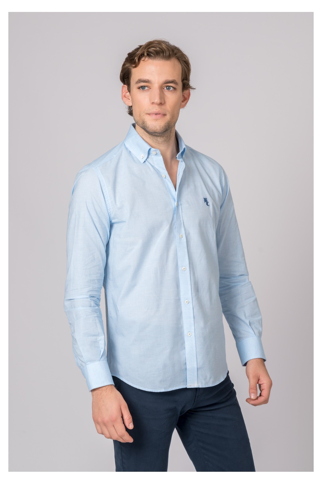 CAMISA AZUL CELESTE