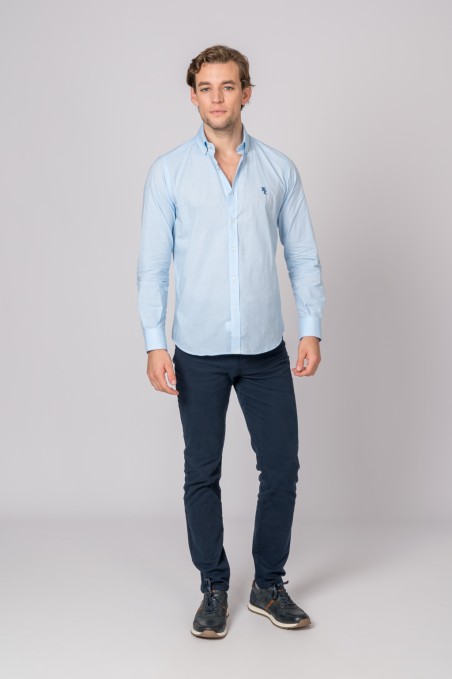 CAMISA AZUL CELESTE