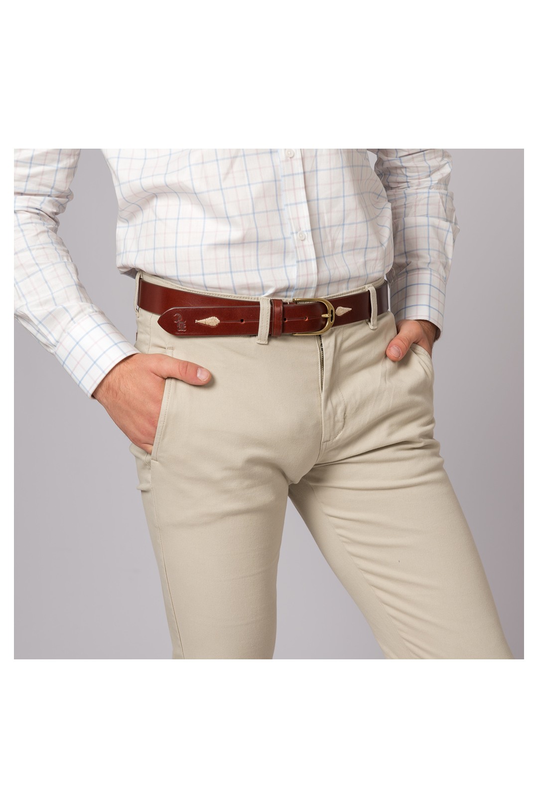 PANTALÓN CHINO SLIM BEIGE