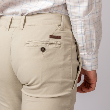 PANTALÓN CHINO SLIM BEIGE PANTALÓN CHINO SLIM BEIGE