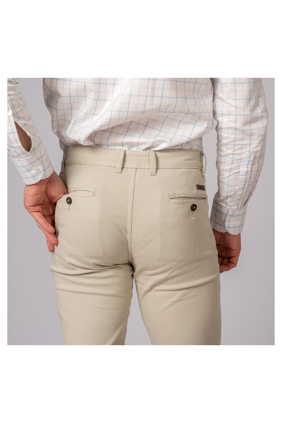 PANTALÓN CHINO SLIM BEIGE