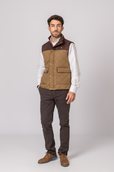 GILET HUSKY COIMBRA CAMEL