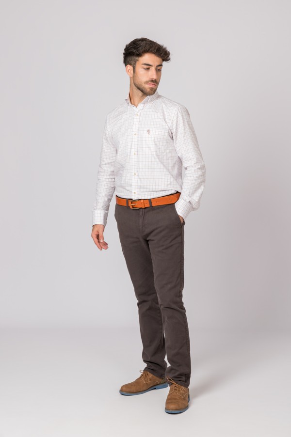 PANTALON CHINO BRITISH MARRÓN 2