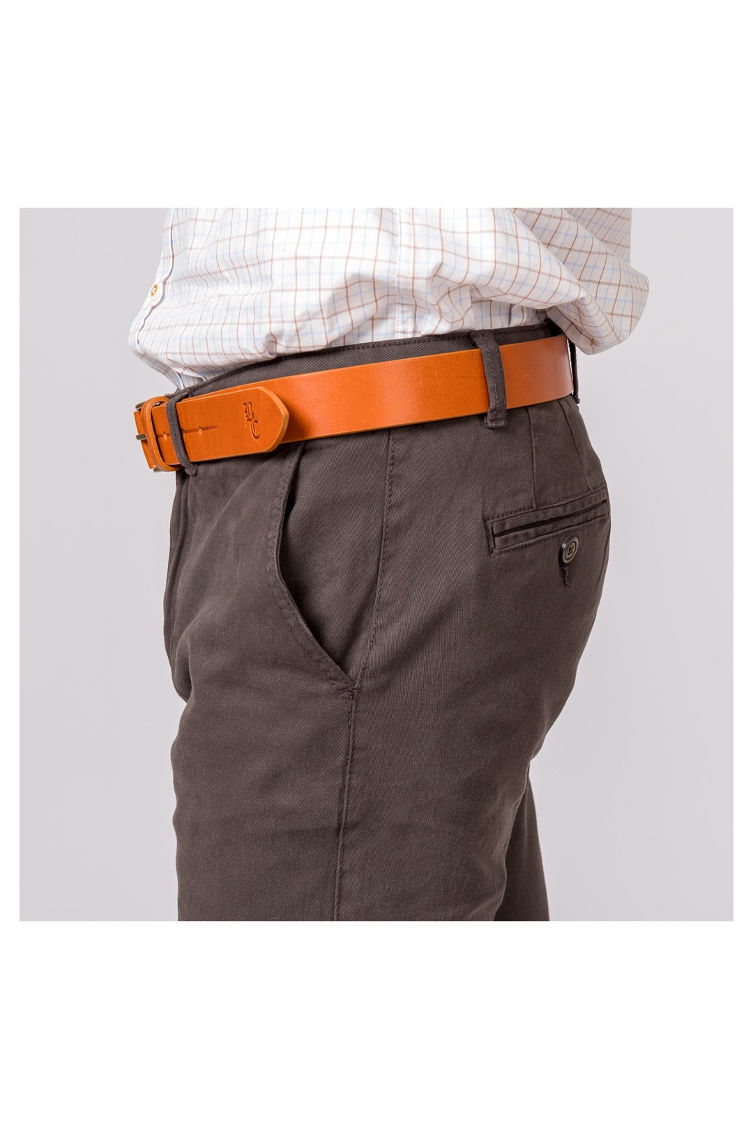 PANTALON CHINO BRITANNIQUE MARRON