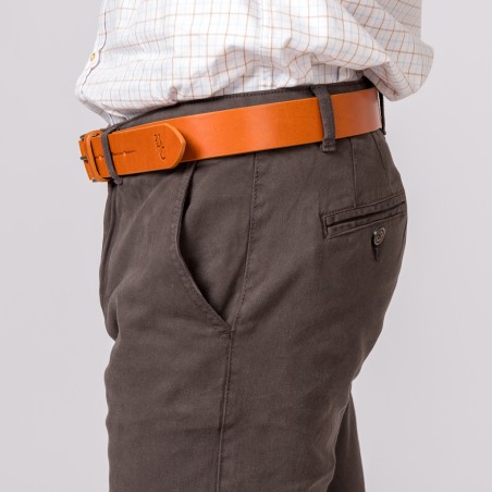 PANTALON CHINO BRITANNIQUE MARRON