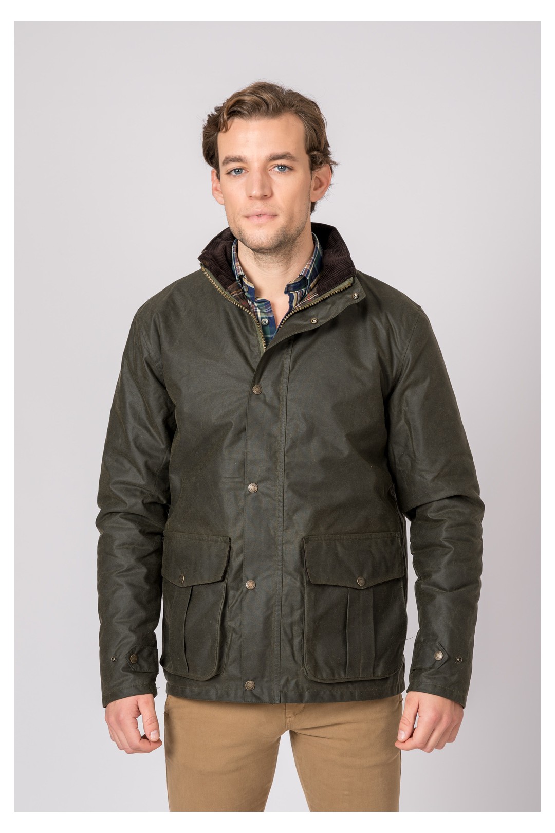 VESTE CIRÉE MATELASSÉE VERTE