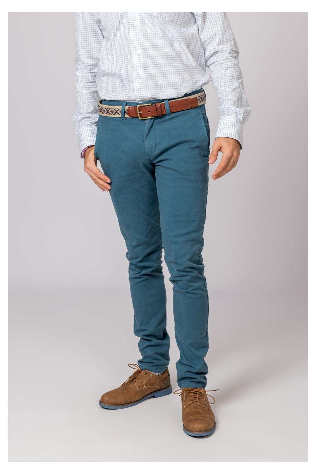PANTALON CHINO BRITISH AZUL DUCATI
