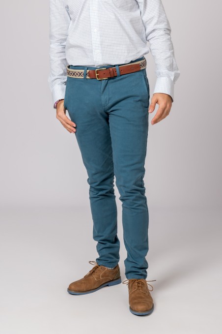 PANTALON CHINO BRITISH AZUL DUCATI