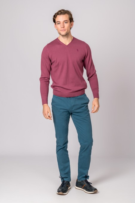 SUETER CUELLO PICO BORGOÑA