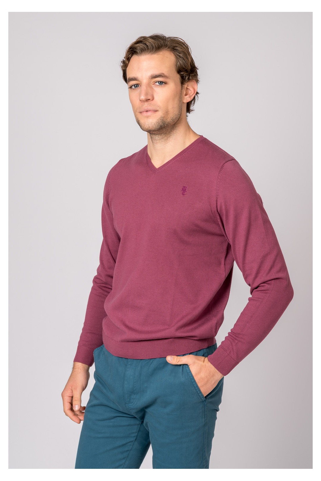 SUETER CUELLO PICO BORGOÑA