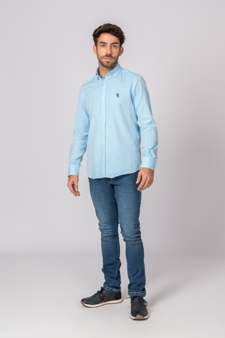 CAMISA AZUL CELESTE