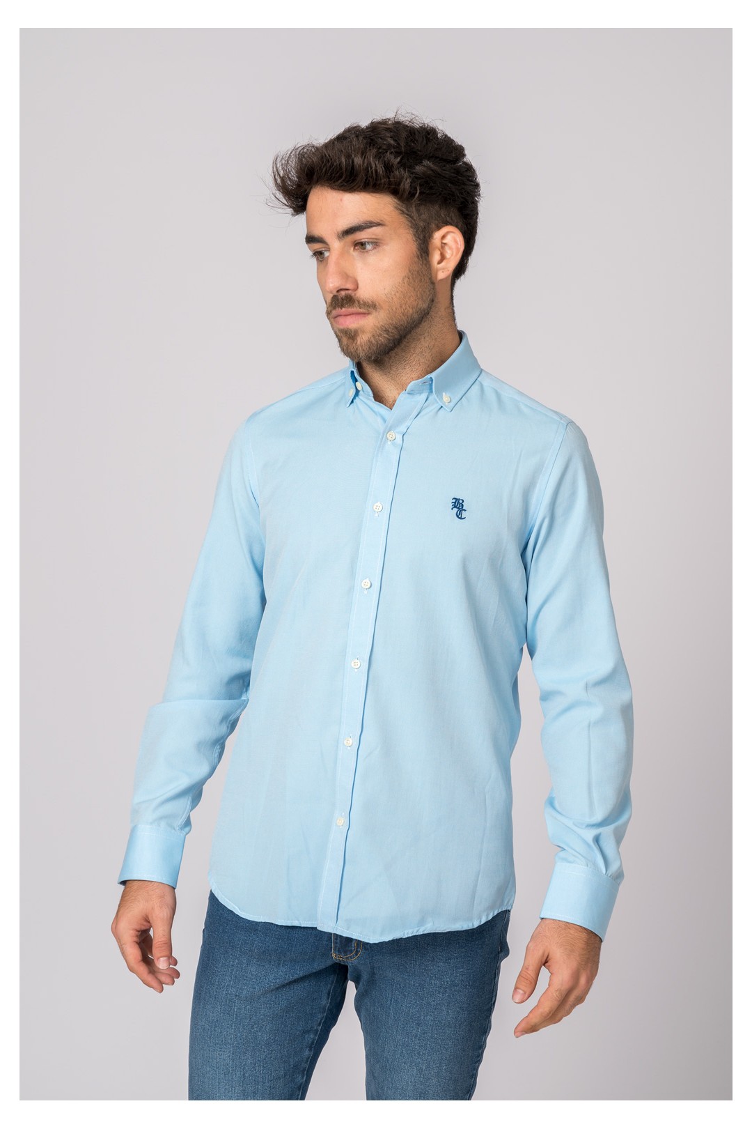 CAMISA AZUL CELESTE