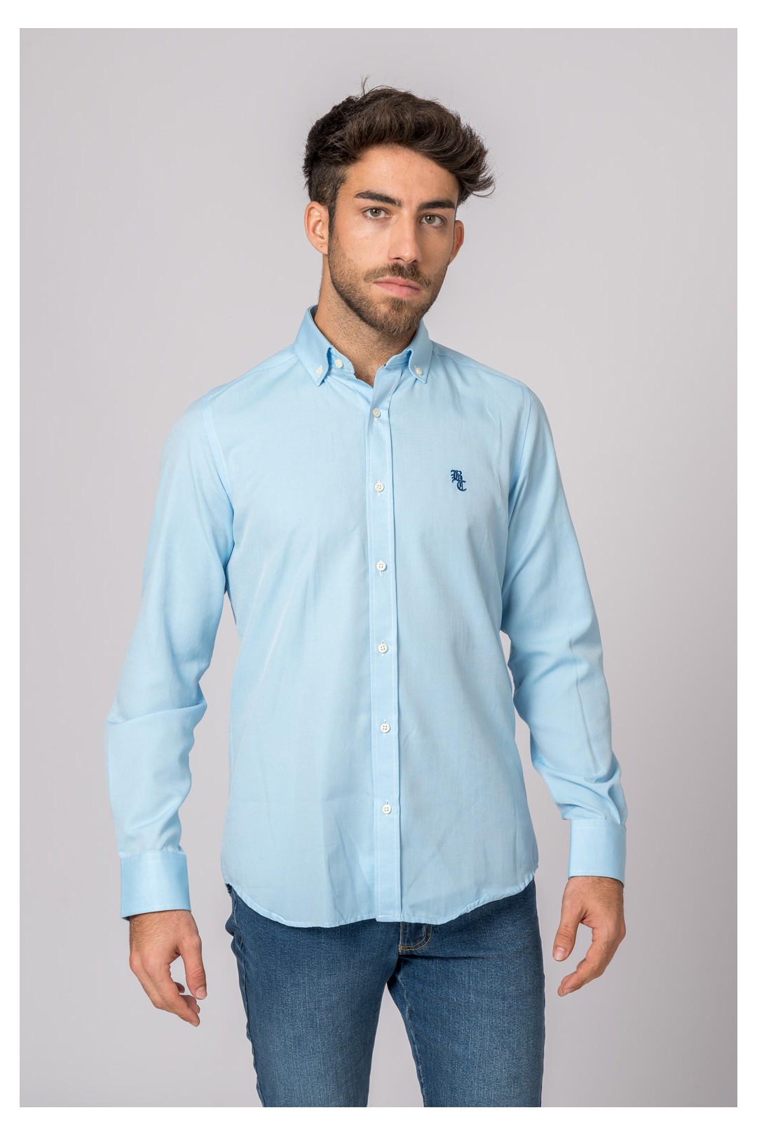 CAMISA AZUL CELESTE