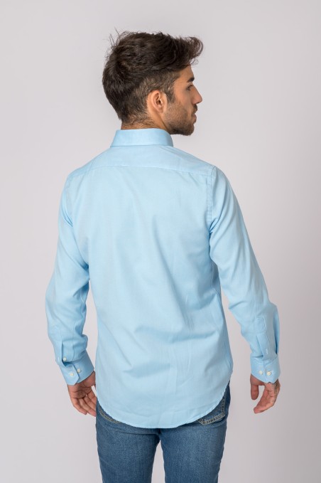 CAMISA AZUL CELESTE