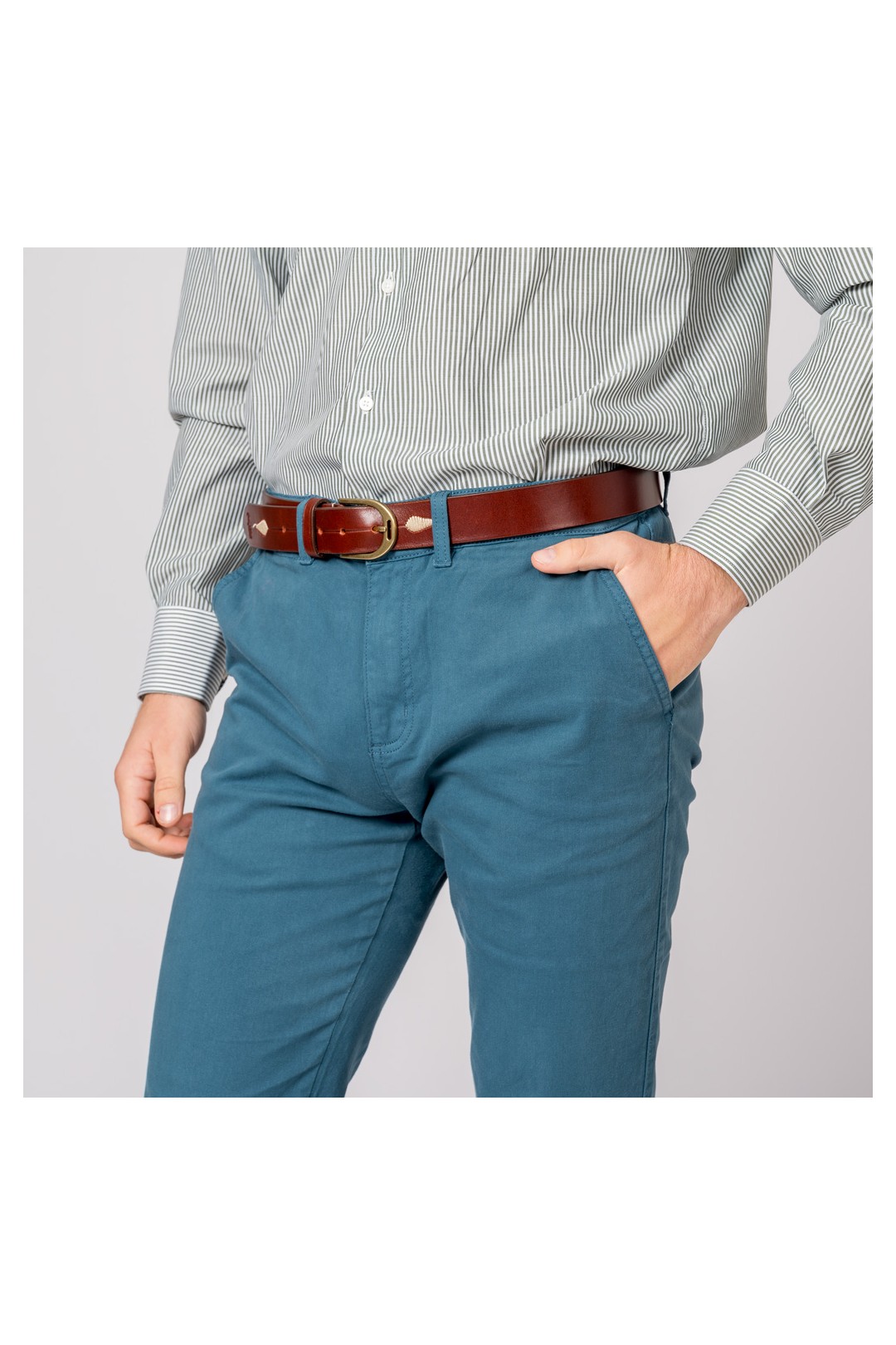PANTALÓN CHINO SLIM AZUL DUCATI