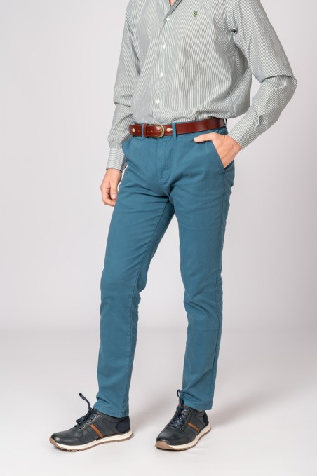 PANTALÓN CHINO SLIM AZUL DUCATI PANTALÓN CHINO SLIM AZUL DUCATI