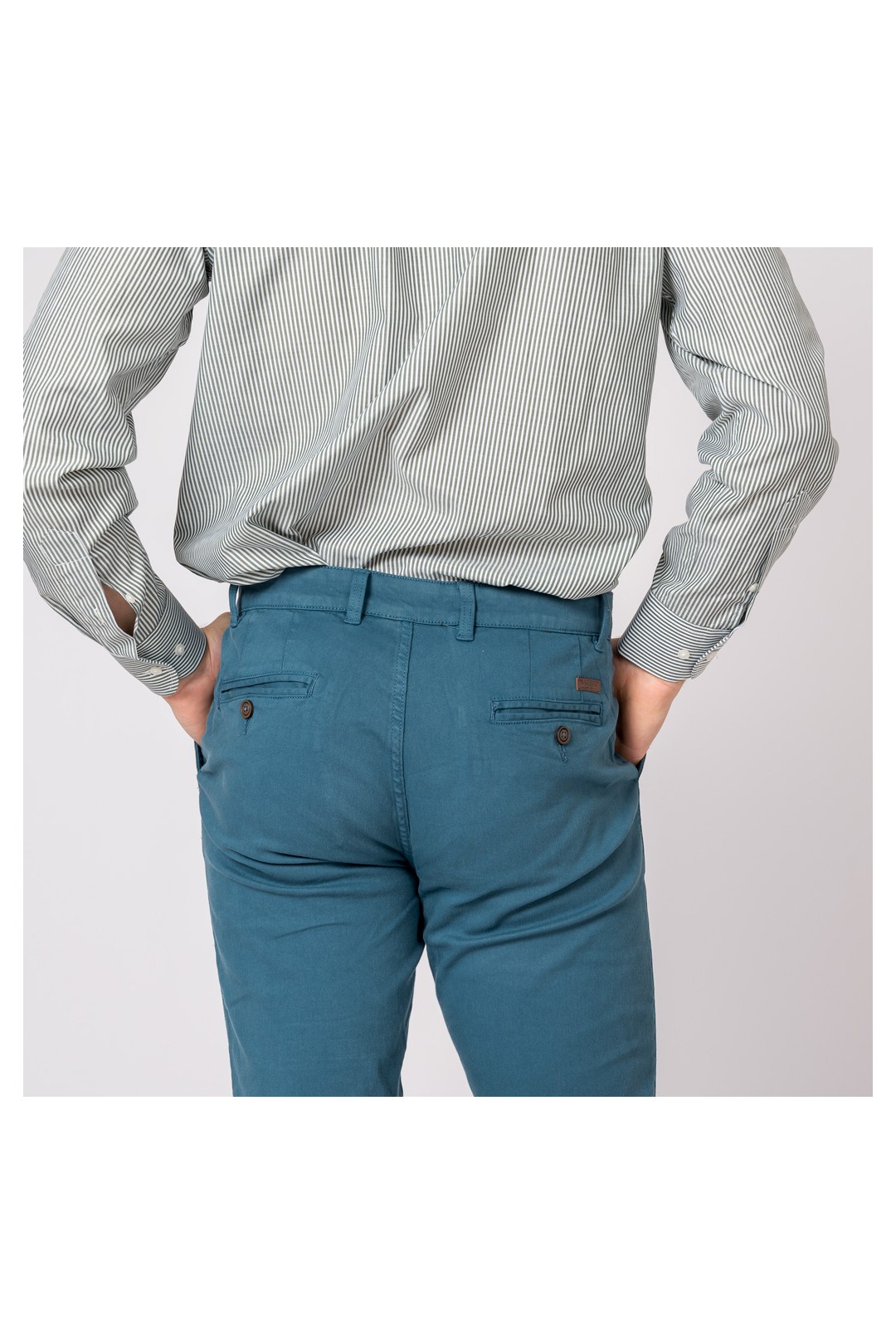 PANTALÓN CHINO SLIM AZUL DUCATI