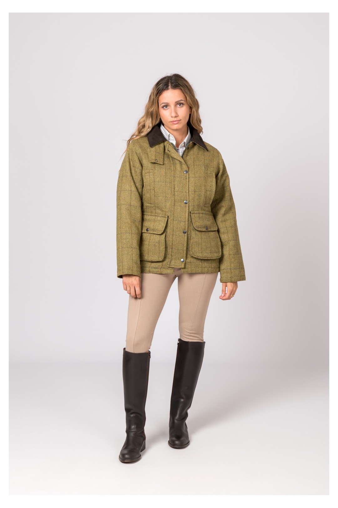 CHAQUETÓN SQUIRE TWEED MUJER