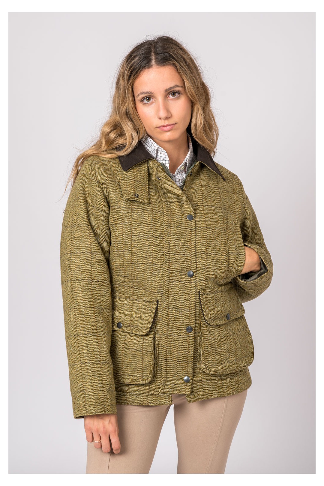 CHAQUETÓN SQUIRE TWEED MUJER