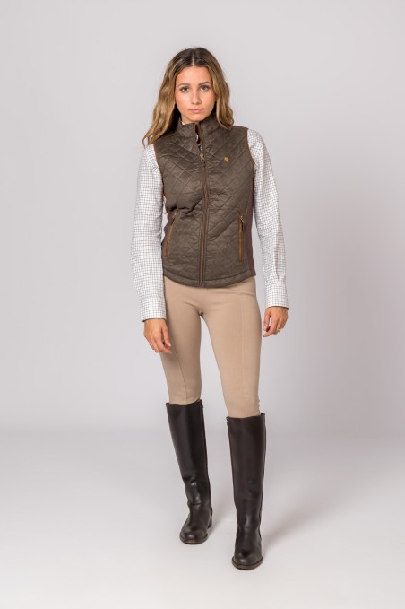 CHALECO MUJER ACEDERA ANTELINA VERDE