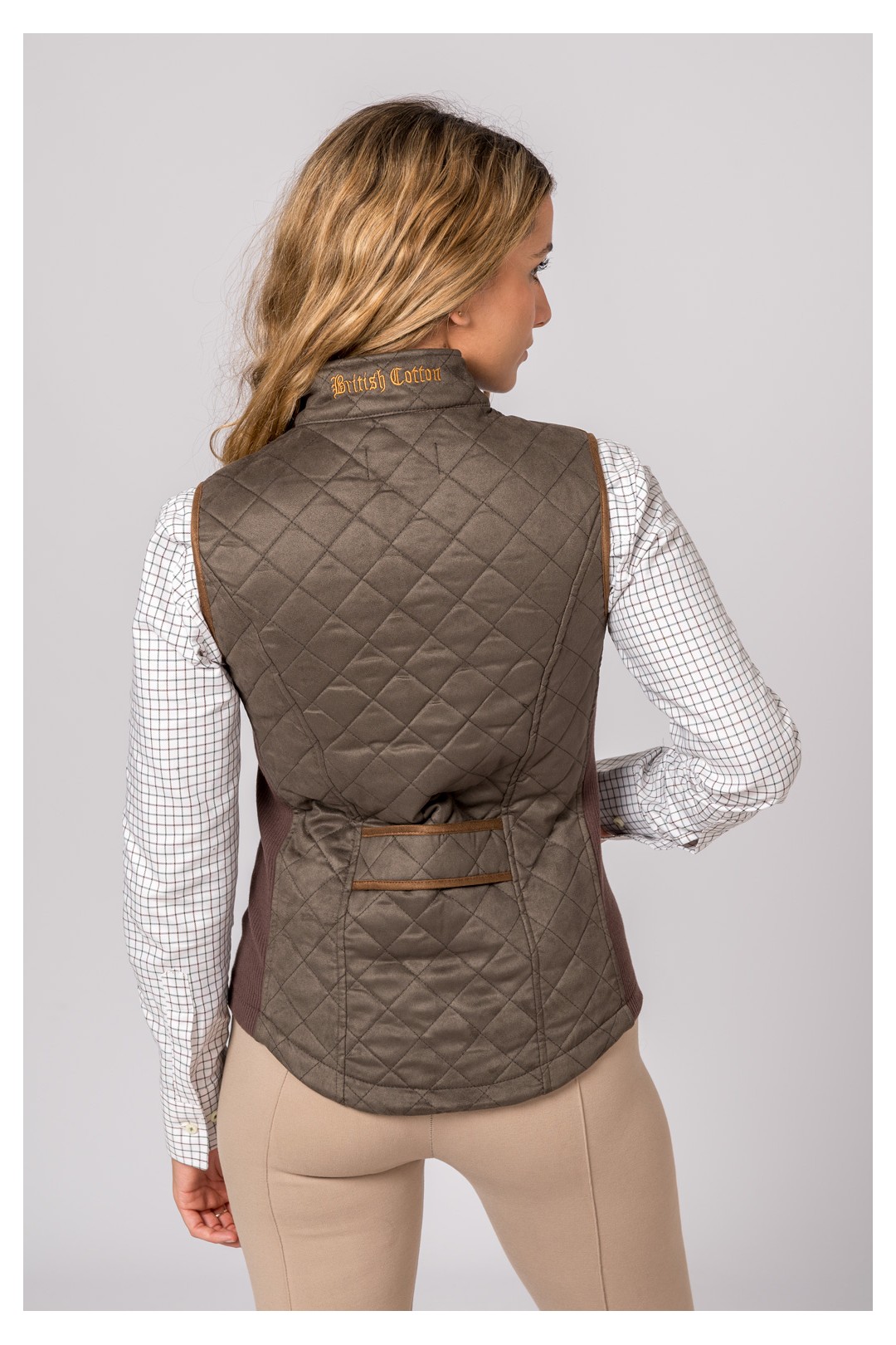 GILET FEMME DAIM DAIM VERT