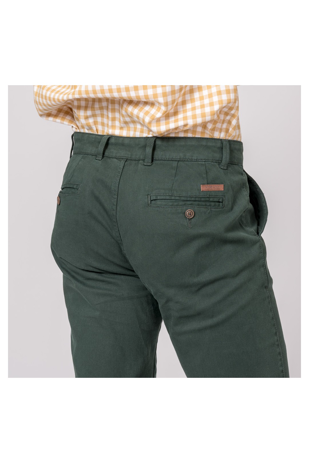 PANTALÓN CHINO BRITISH VERDE BOSQUE