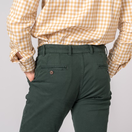 PANTALÓN CHINO BRITISH VERDE BOSQUE