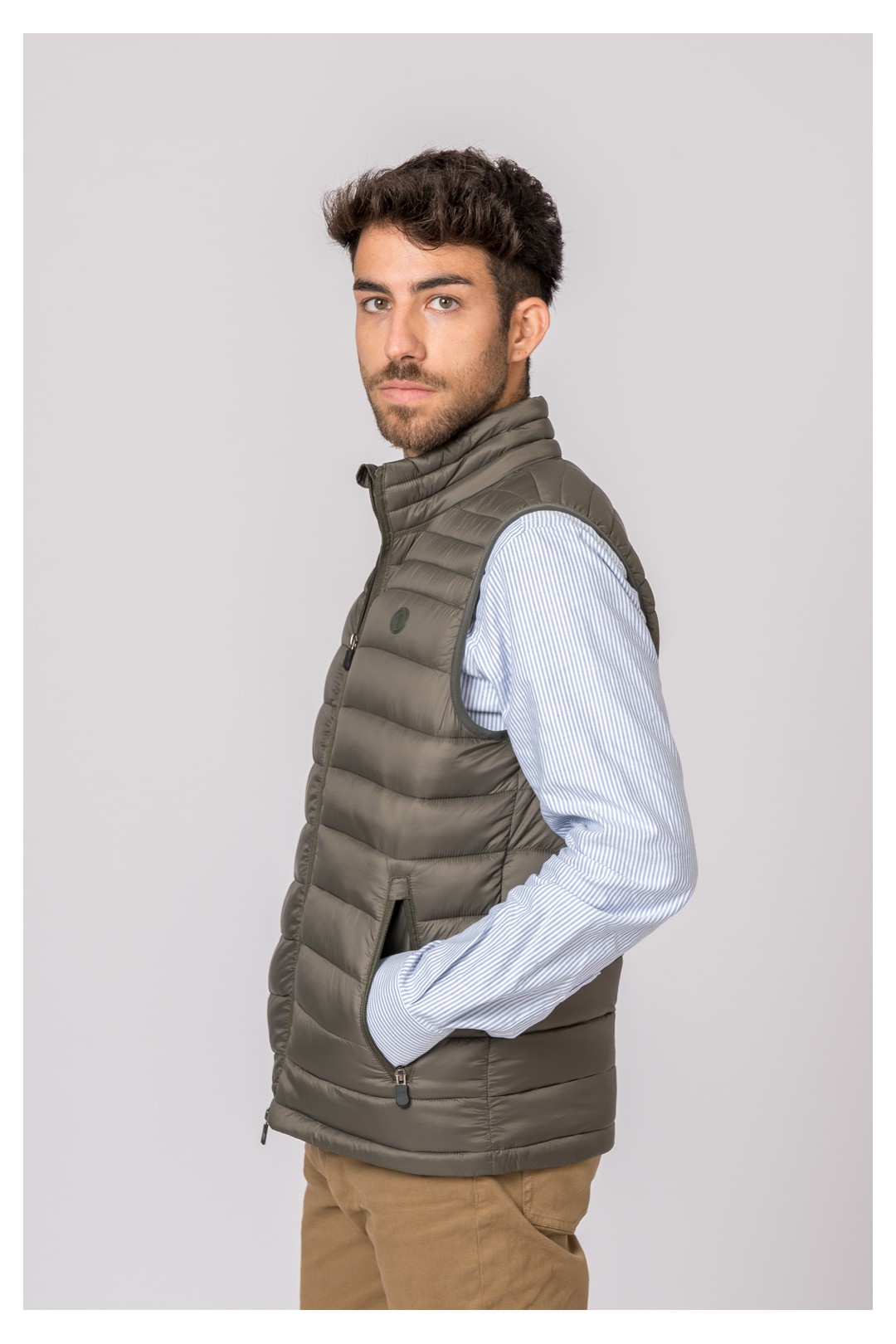 CHALECO DE HOMBRE NIZA VERDE