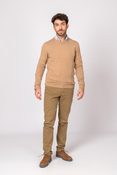 SUETER CUELLO REDONDO CAMEL