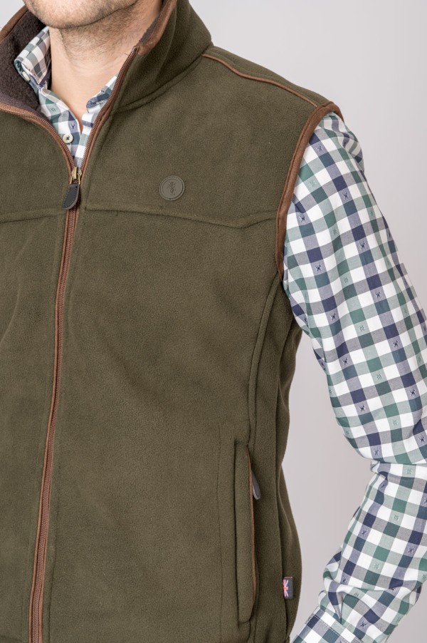 CHALECO POLAR VERDE 2