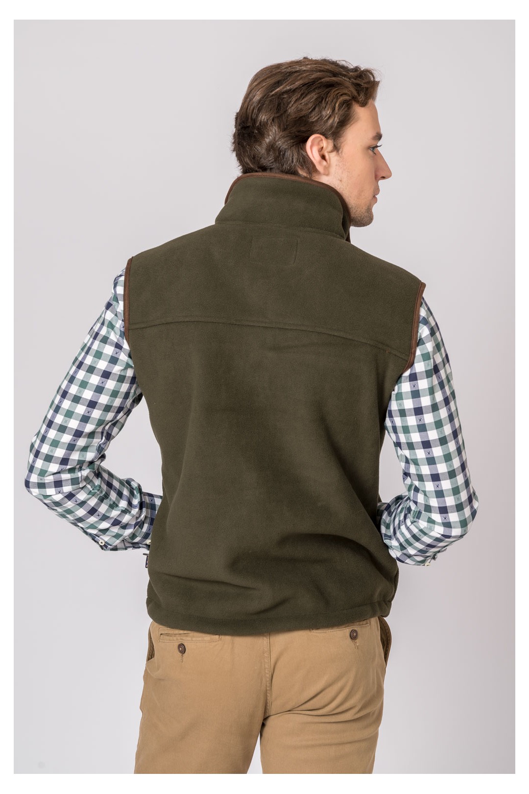 GILET EN POLAIRE VERT