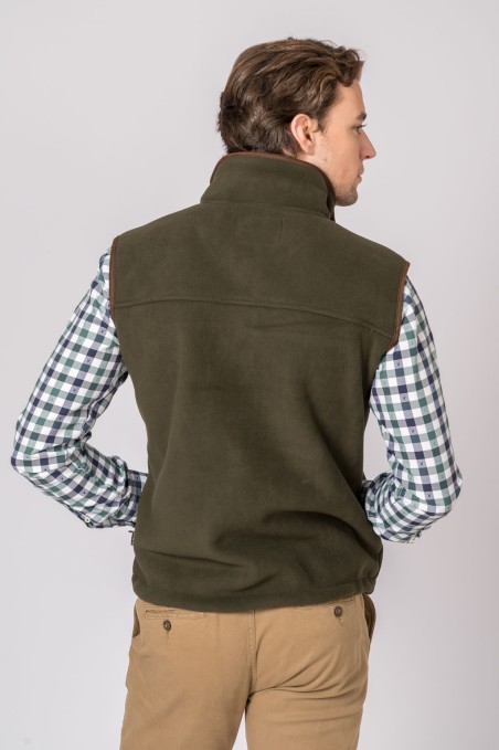 CHALECO POLAR VERDE