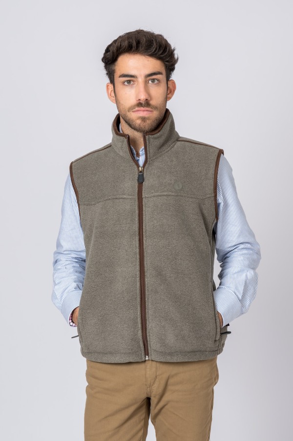 CHALECO POLAR GRIS 2