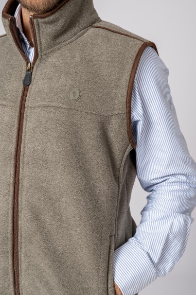 CHALECO POLAR GRIS
